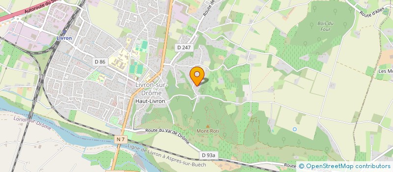 localisation de l'entreprise MATRICON FAMILY  LIVRON-SUR-DROME