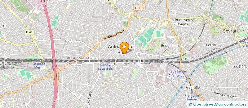 localisation de l'entreprise MATRIMONIAL 2OOO à AULNAY-SOUS-BOIS