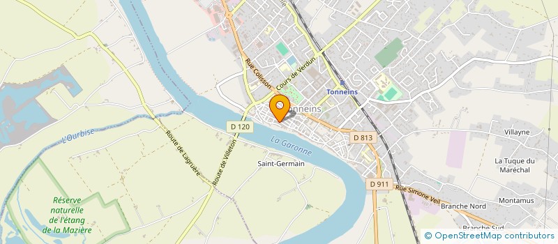 localisation de l'entreprise MATRIMUSIC  TONNEINS