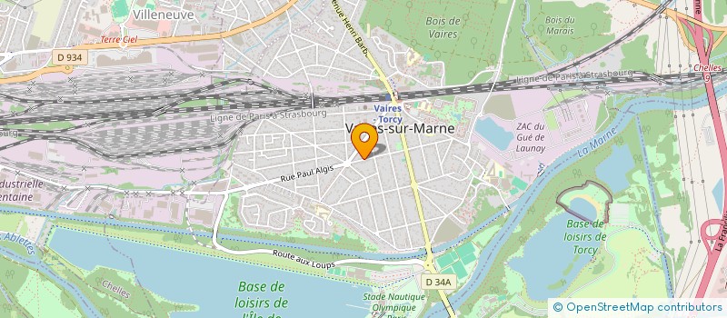 localisation de l'entreprise MATRINOA  VAIRES-SUR-MARNE
