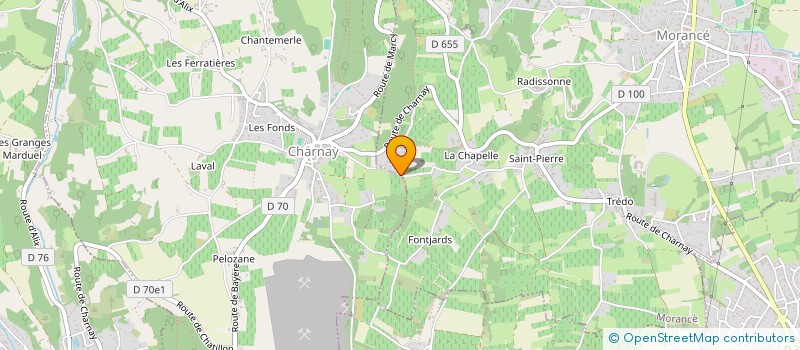 localisation de l'entreprise MATRIS DISTRIBUTION  MORANCE