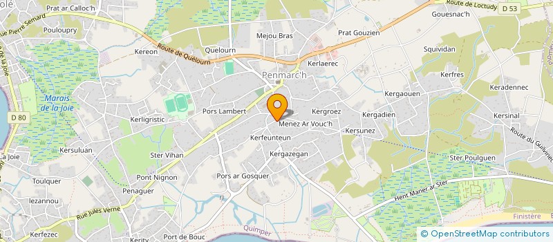 localisation de l'entreprise MATRIT  PENMARCH