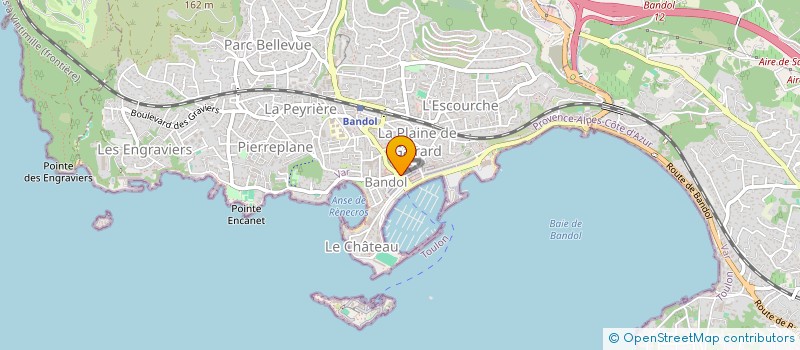 localisation de l'entreprise MATRIX à BANDOL