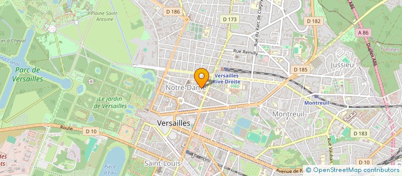 localisation de l'entreprise MATRIX à VERSAILLES