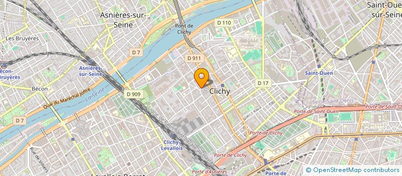 localisation de l'entreprise MATRIX  CLICHY