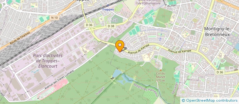 localisation de l'entreprise MATRIX CONCEPT  MONTIGNY-LE-BRETONNEUX