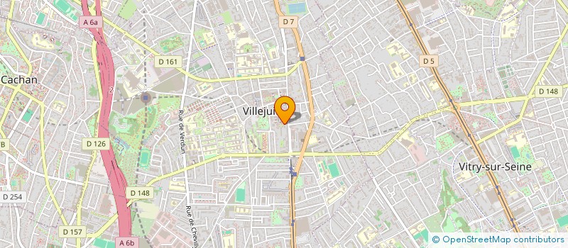 localisation de l'entreprise MATRIX CONSTRUCTION à VILLEJUIF