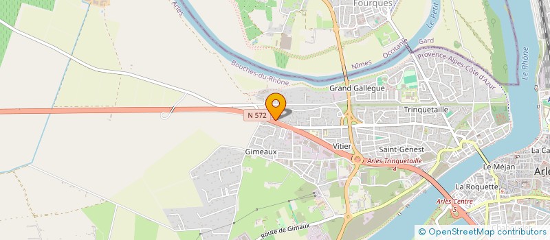 localisation de l'entreprise MATRIX INFORMATIQUE  ARLES