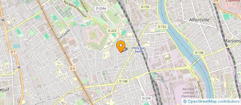 localisation de l'entreprise MATRIX REAL à VITRY-SUR-SEINE