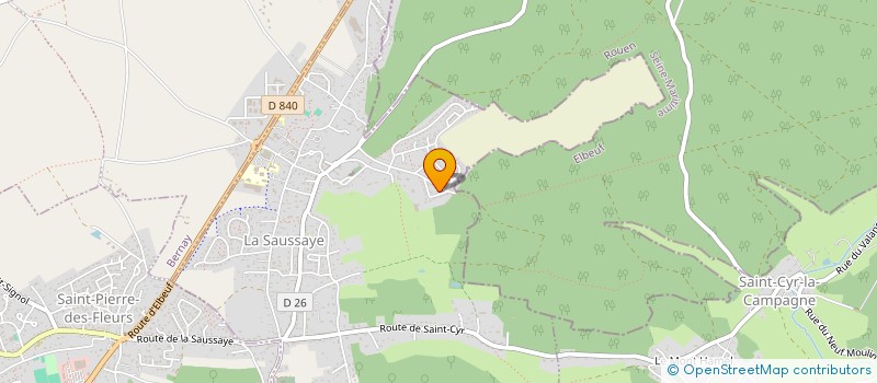 localisation de l'entreprise MATRIX TEAM 276  LA SAUSSAYE