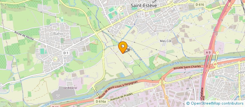 localisation de l'entreprise MATRO  SAINT-ESTEVE