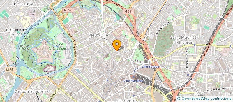localisation de l'entreprise MATROB SARL à LILLE
