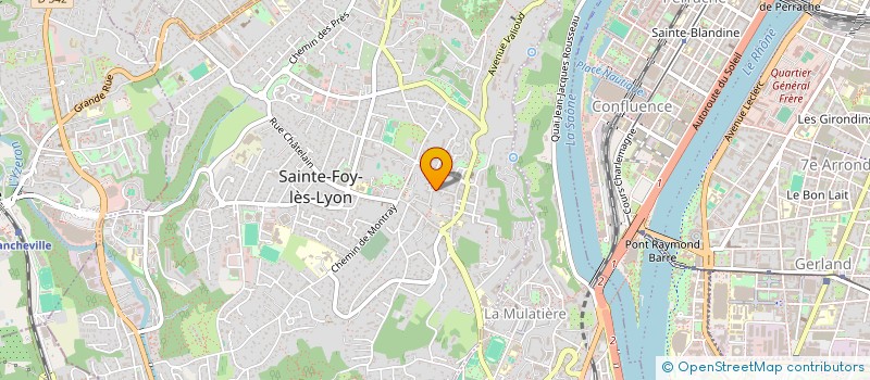 localisation de l'entreprise MATRODO  SAINTE-FOY-LES-LYON