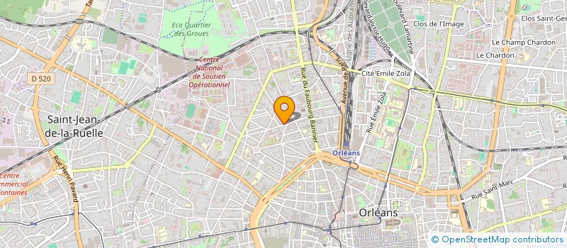 localisation de l'entreprise MATRON ET TCHAMITCHIAN à ORLEANS