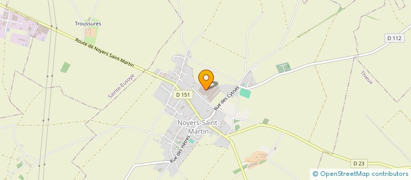 localisation de l'entreprise MATROT FRANCE à NOYERS-SAINT-MARTIN