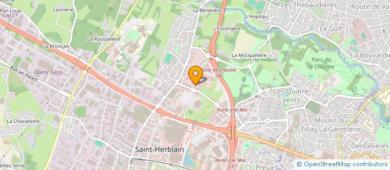 localisation de l'entreprise MATROZA à SAINT-HERBLAIN