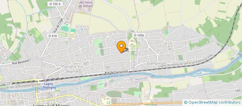 localisation de l'entreprise MATS  THORIGNY-SUR-MARNE