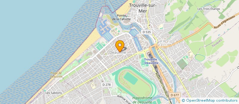 localisation de l'entreprise MATSAH GESTION à DEAUVILLE