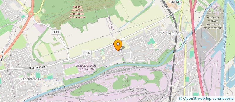 localisation de l'entreprise MATSANT  GANDRANGE