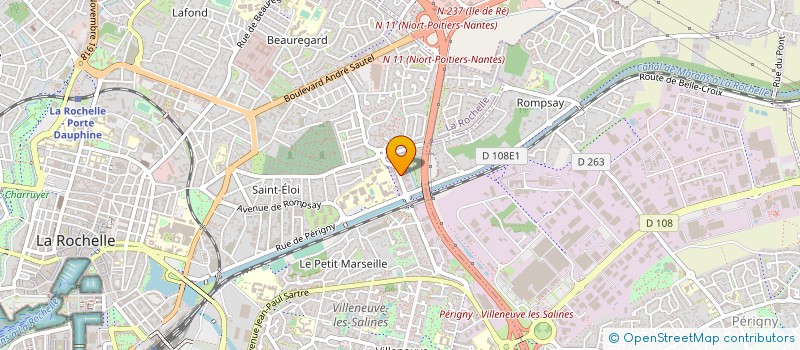 localisation de l'entreprise MATSECO à LA ROCHELLE