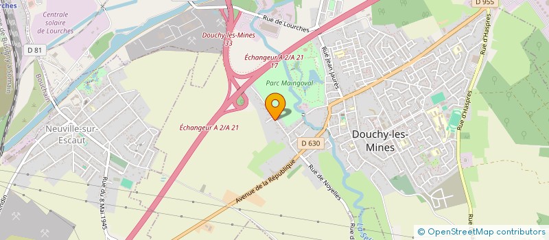 localisation de l'entreprise MATSECOM à DOUCHY-LES-MINES