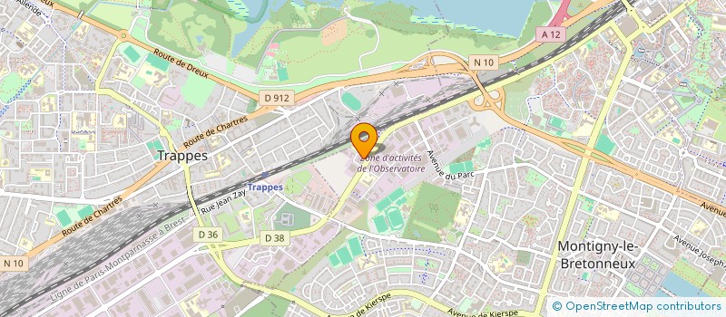 localisation de l'entreprise MATSEP à MONTIGNY-LE-BRETONNEUX