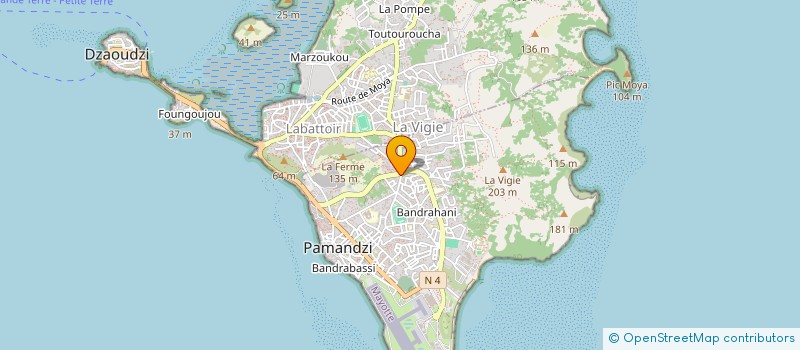 localisation de l'entreprise MATSINDRENY IMMOBILIER à PAMANDZI