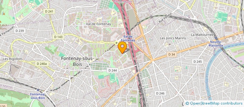 localisation de l'entreprise MATSPONSOR à FONTENAY-SOUS-BOIS