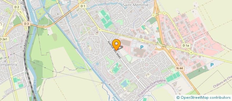 localisation de l'entreprise MATSTE  CHALONS-EN-CHAMPAGNE