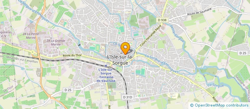 localisation de l'entreprise MATSU  L'ISLE-SUR-LA-SORGUE