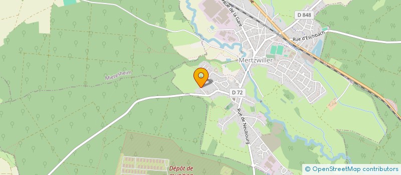 localisation de l'entreprise MATSUGAWA BONSAI CLUB  MERTZWILLER