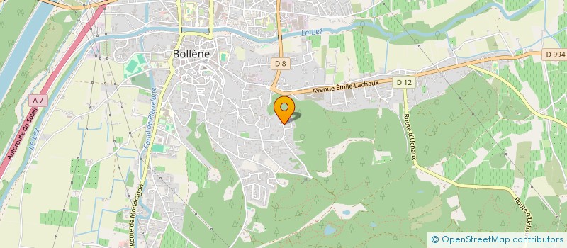 localisation de l'entreprise MATSYA  BOLLENE