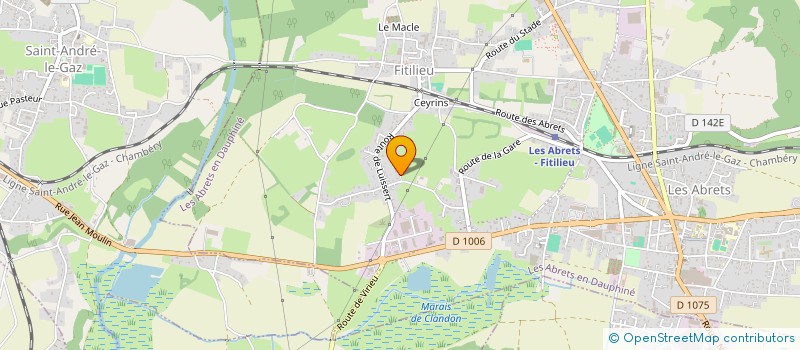 localisation de l'entreprise MATSYL  LES ABRETS-EN-DAUPHINE