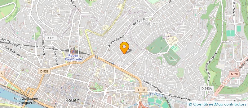 localisation de l'entreprise MATT à ROUEN