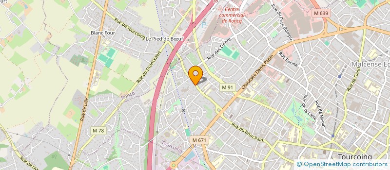 localisation de l'entreprise MATT  TOURCOING