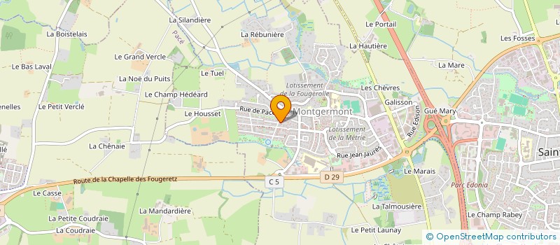 localisation de l'entreprise MATT  MONTGERMONT