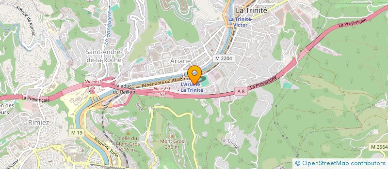 localisation de l'entreprise MATT AUTO 06 à DRAP