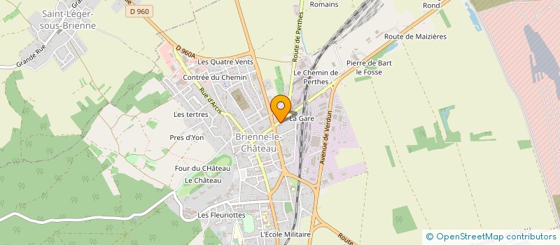 localisation de l'entreprise MATT AUTOMOBILES à BRIENNE-LE-CHATEAU