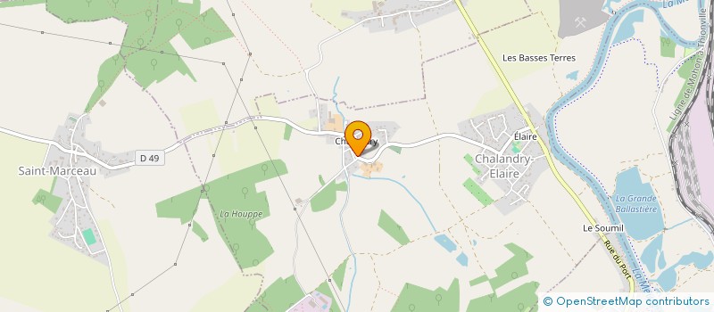 localisation de l'entreprise MATT BOIS  CHALANDRY-ELAIRE