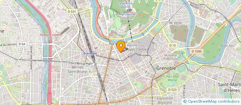 localisation de l'entreprise MATT DESIGN & COMMUNICATION à GRENOBLE