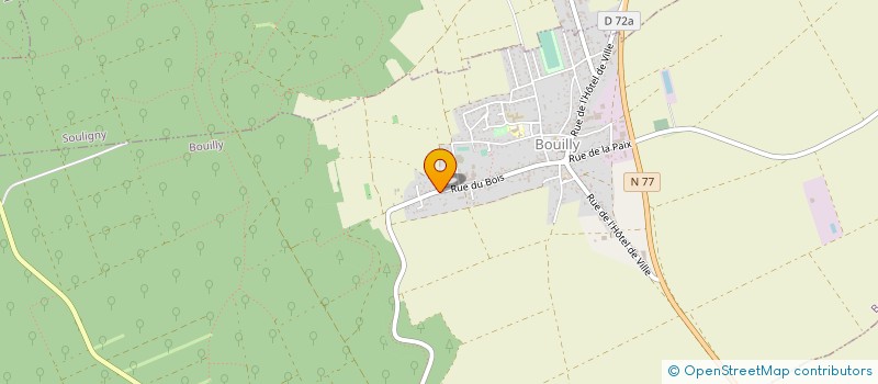 localisation de l'entreprise MATT' ELEC à BOUILLY