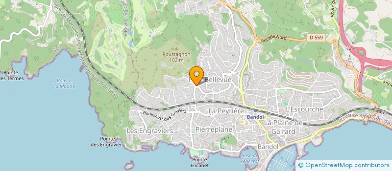 localisation de l'entreprise MATT IMMOBILIER  BANDOL