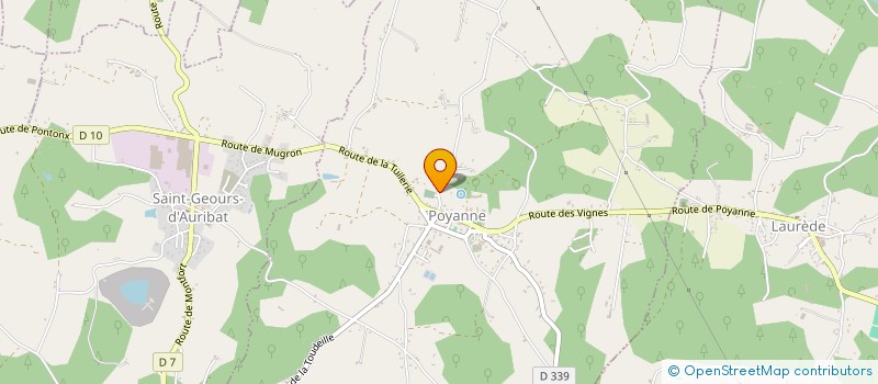 localisation de l'entreprise MATT LE PEINTRE  VICQ-D'AURIBAT