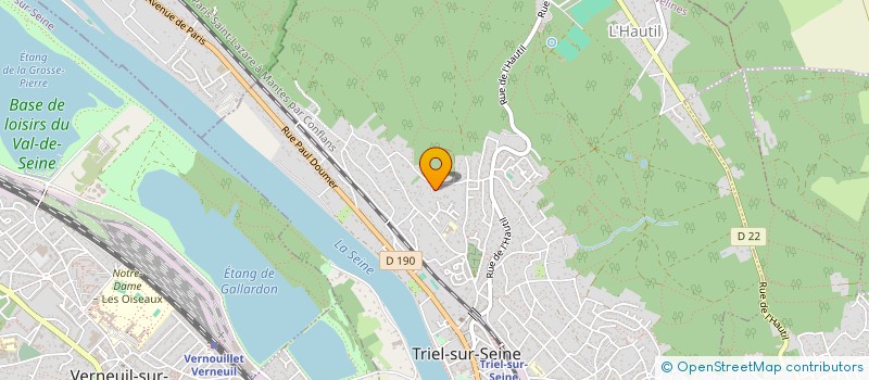 localisation de l'entreprise MATT&LEO 1850  TRIEL-SUR-SEINE