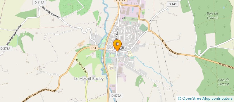 localisation de l'entreprise MATT MOTO AUTO ECOLE à LIVAROT-PAYS-D'AUGE