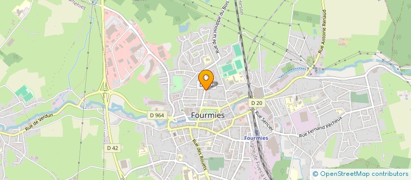 localisation de l'entreprise MATT'OPTIQUE à FOURMIES