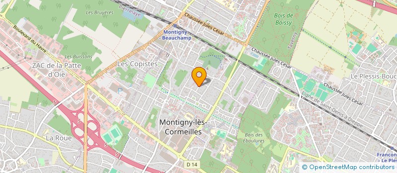 localisation de l'entreprise MATTA  MONTIGNY-LES-CORMEILLES