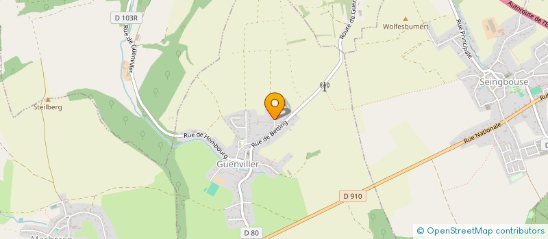 localisation de l'entreprise MATTA MFJ  GUENVILLER