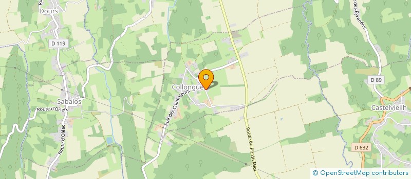 localisation de l'entreprise MATTAN  COLLONGUES