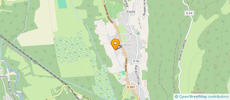 localisation de l'entreprise MATTANA  CHINDRIEUX